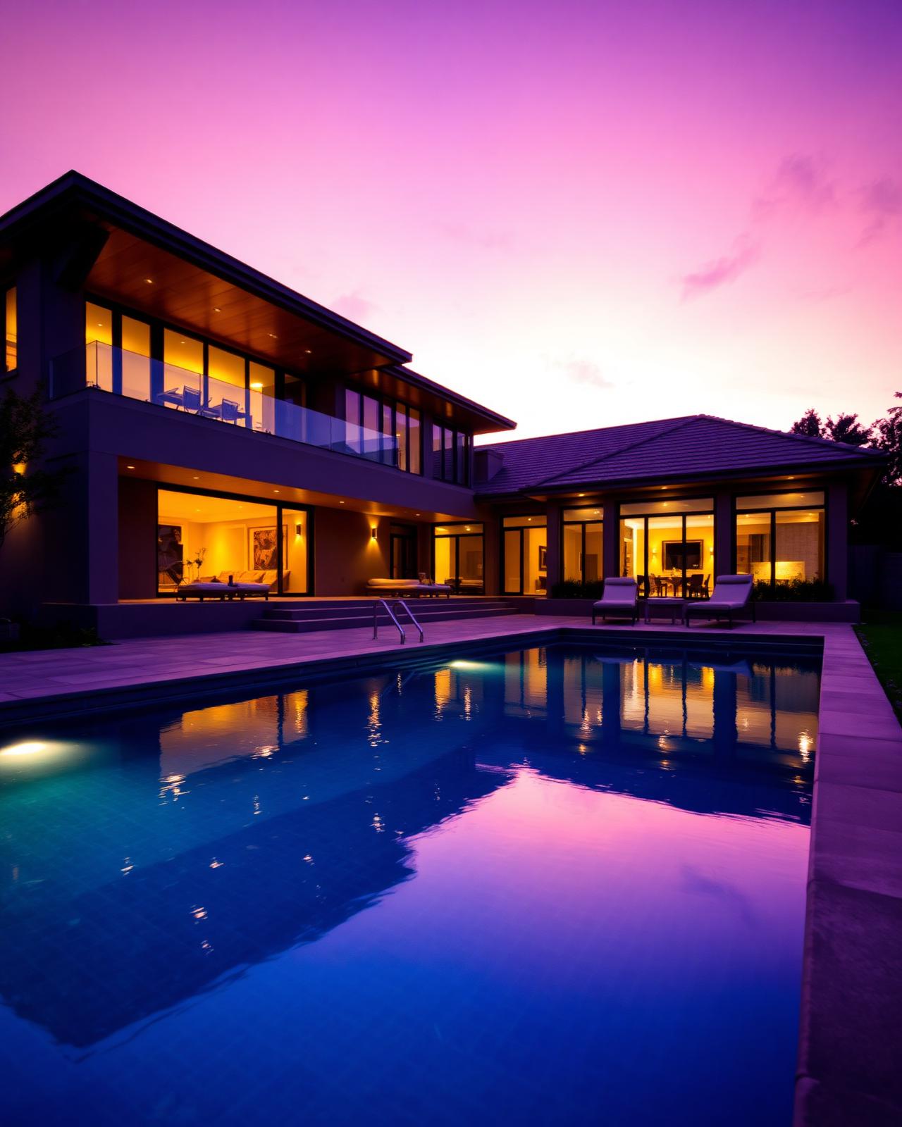Cinematic twilight home